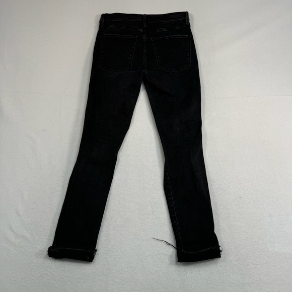 Abercrombie And Fitch Super Skinny Jeans Womens Size 28/6S Black High Rise Stret - Picture 4 of 13